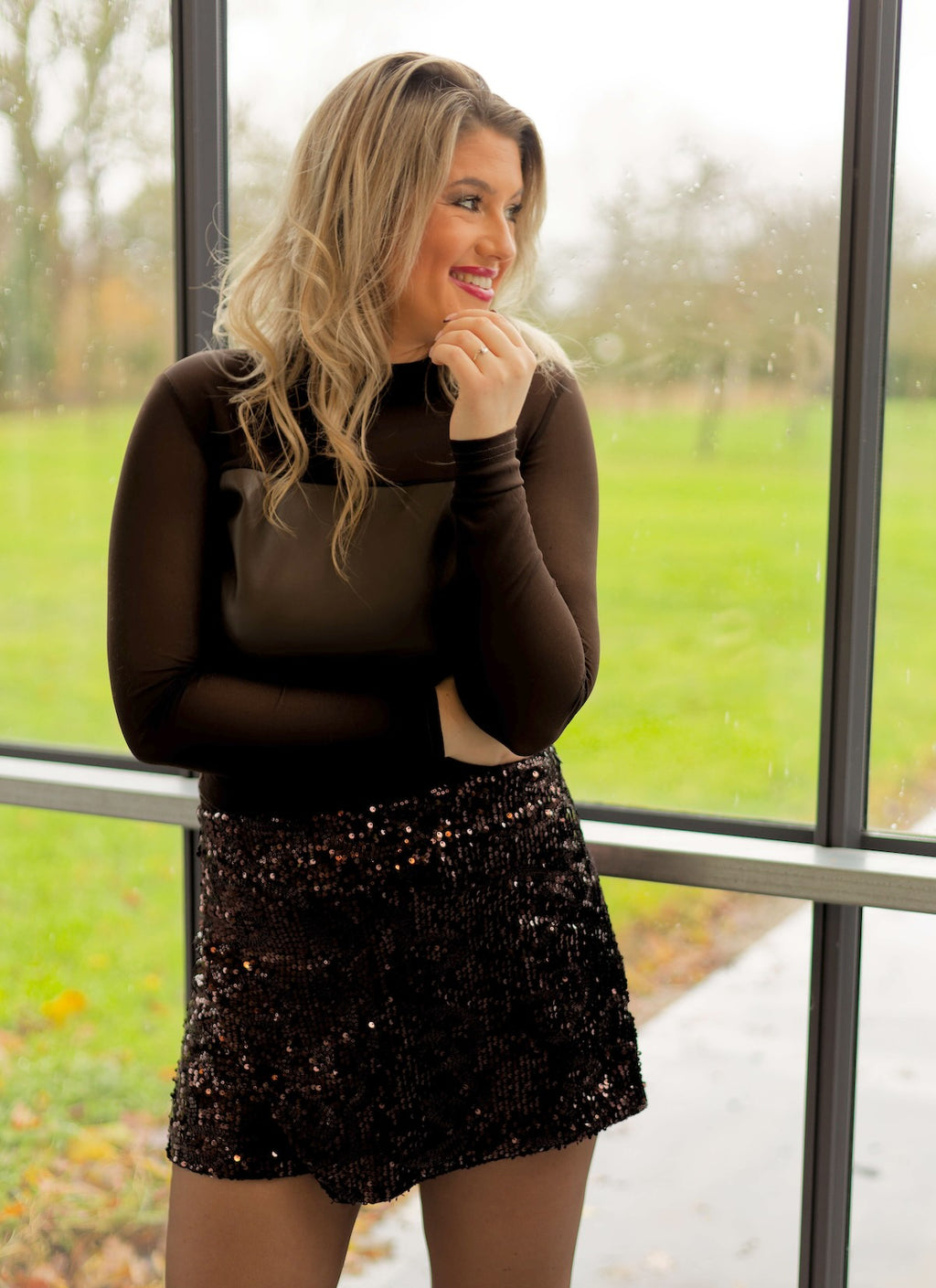 Jupe Short à Sequins