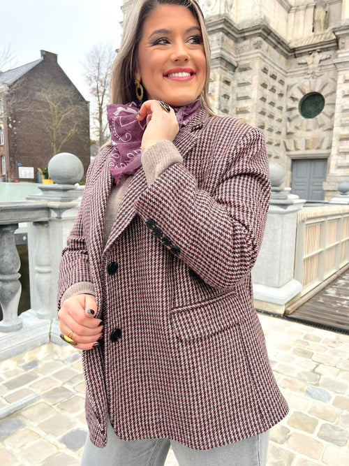 Blazer Pied de Poule