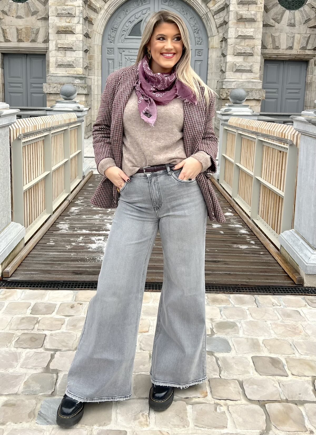 Blazer Pied de Poule