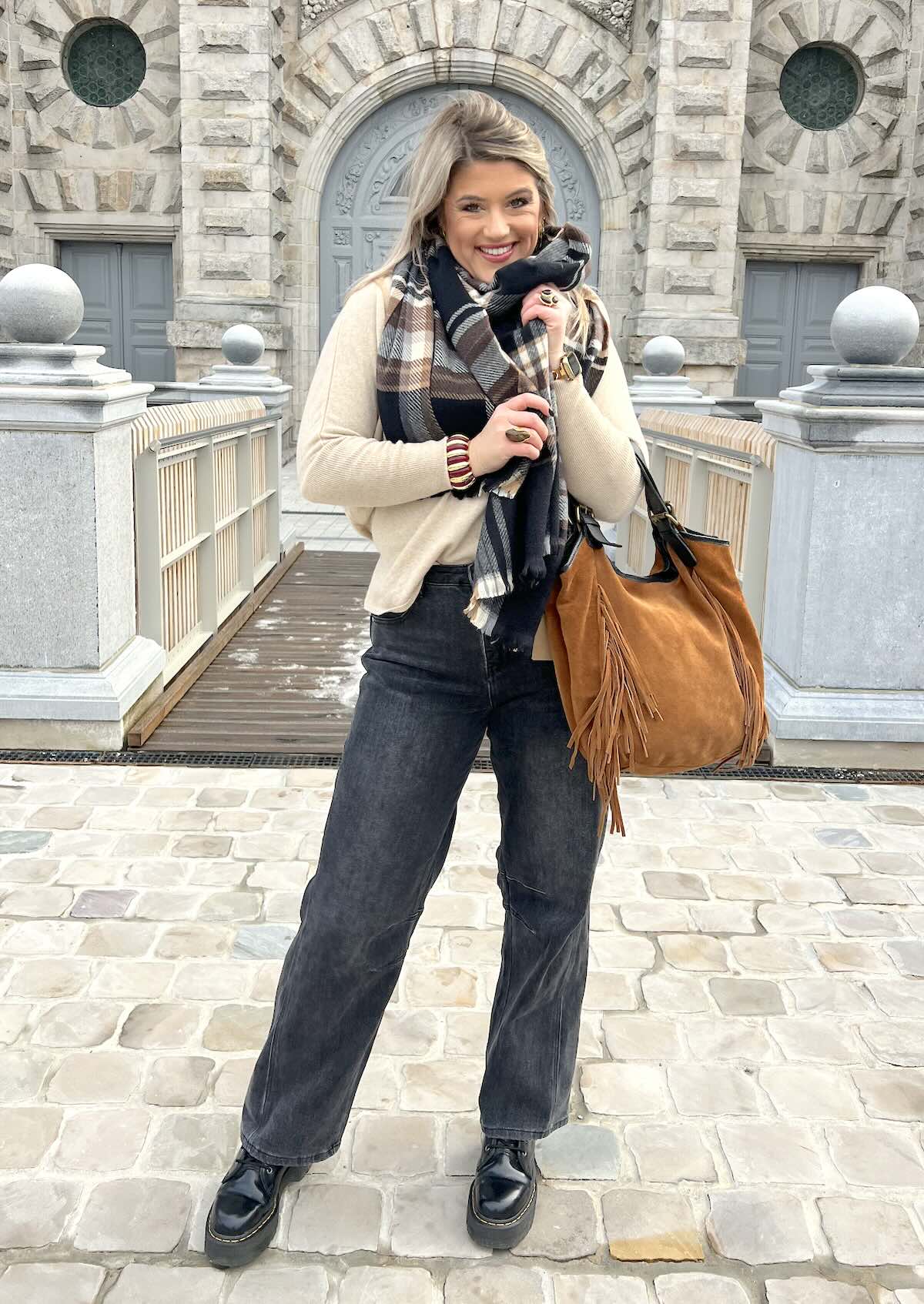 Écharpe à Carreaux