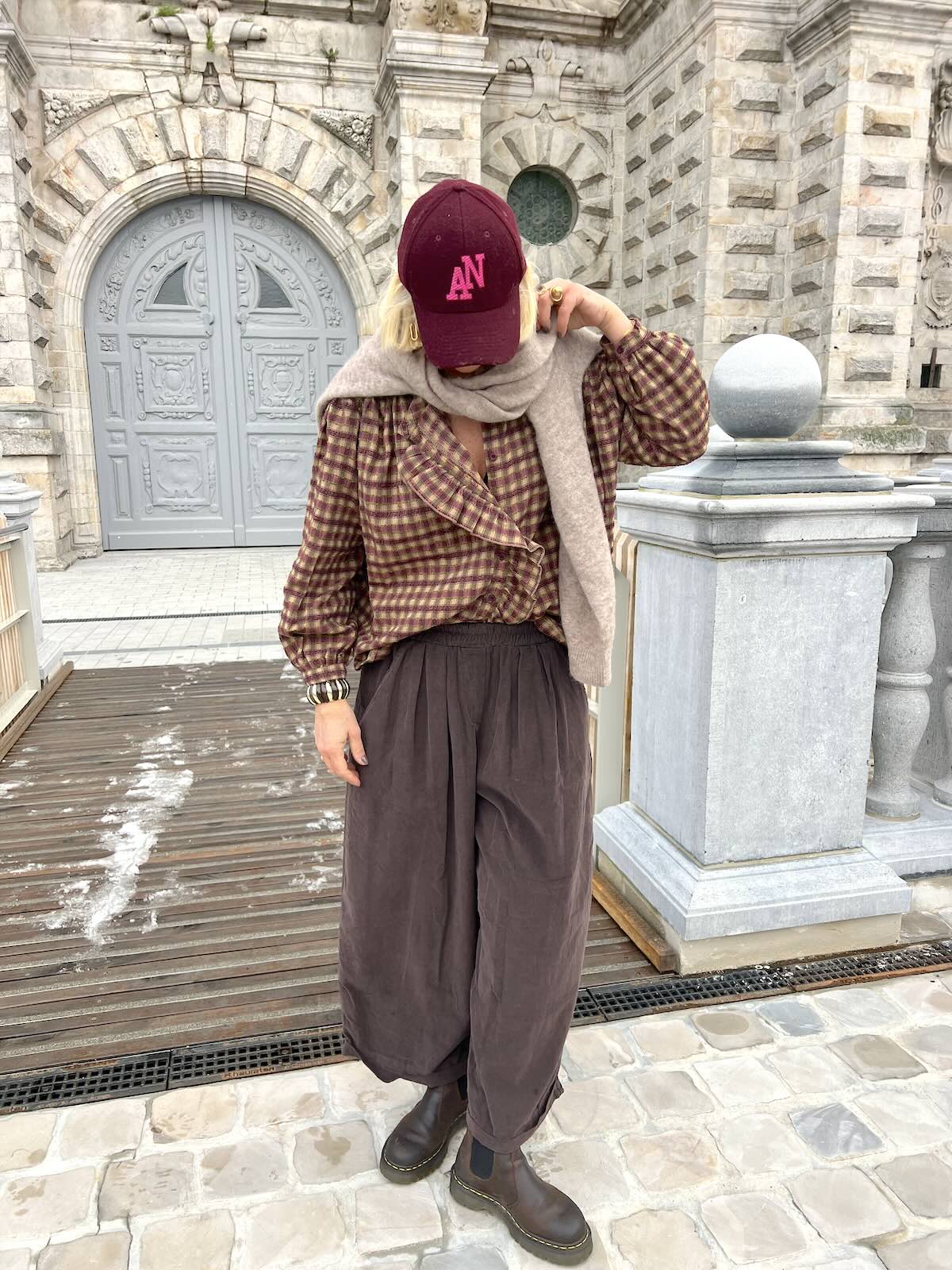 Pantalon Ballon en Velours