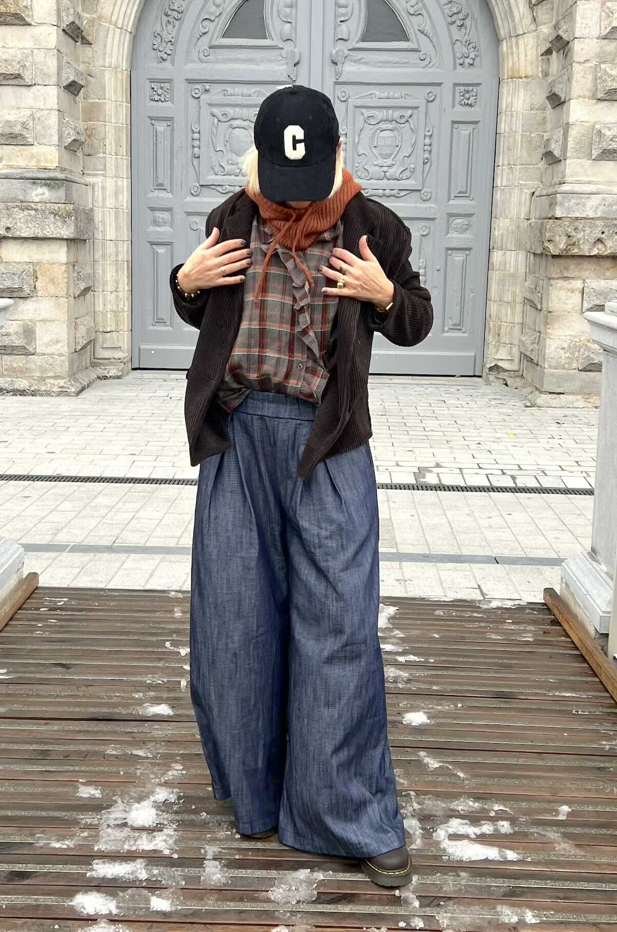 Pantalon Fluide Denim