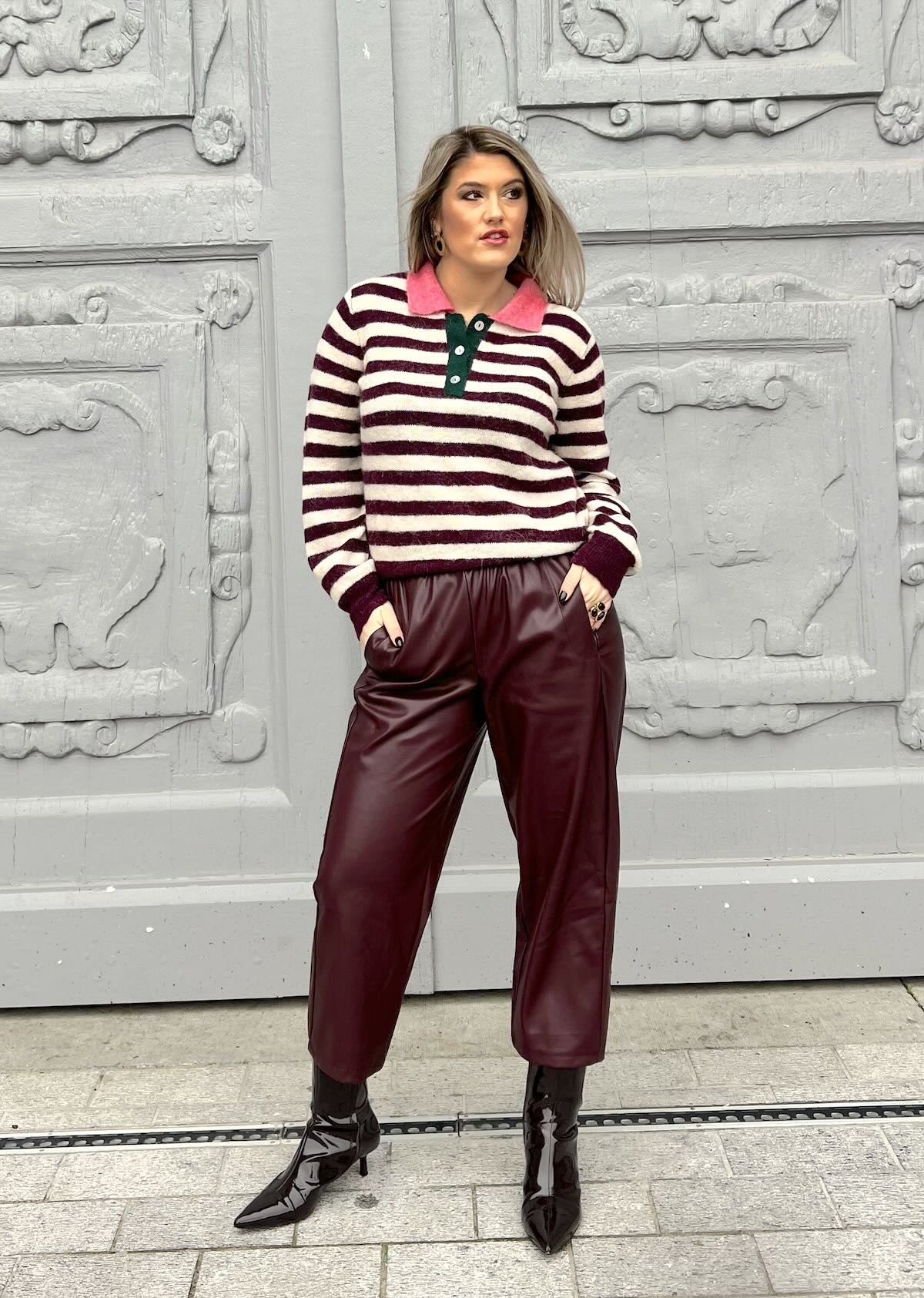 Pantalon Simili Cuir